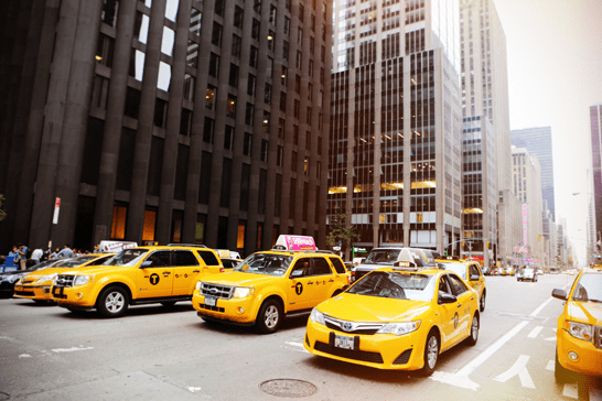 Taxis en Nueva York